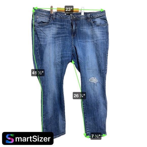 Kut From The Cloth Women's Jeans 24W Dark Blue Catherine Boyfriend - Picture 7 of 10